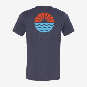 Sun Wave Short Sleeve Unisex T-Shirt