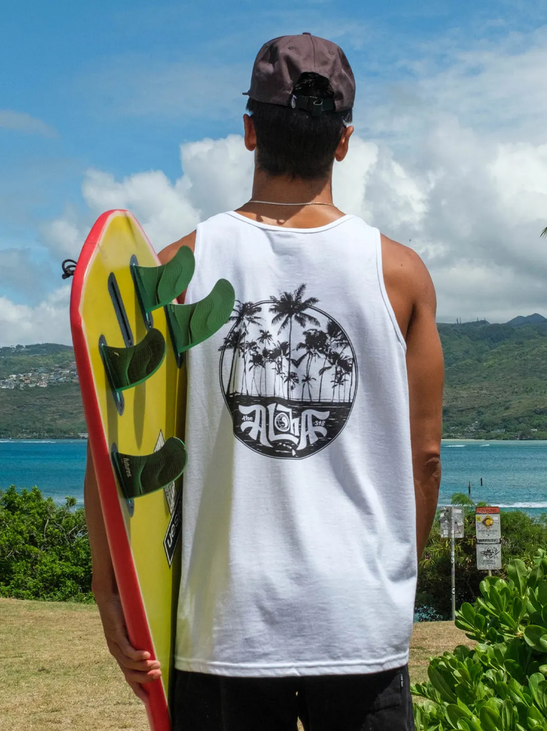 T&C Surf Aloha Palm Circle Tank