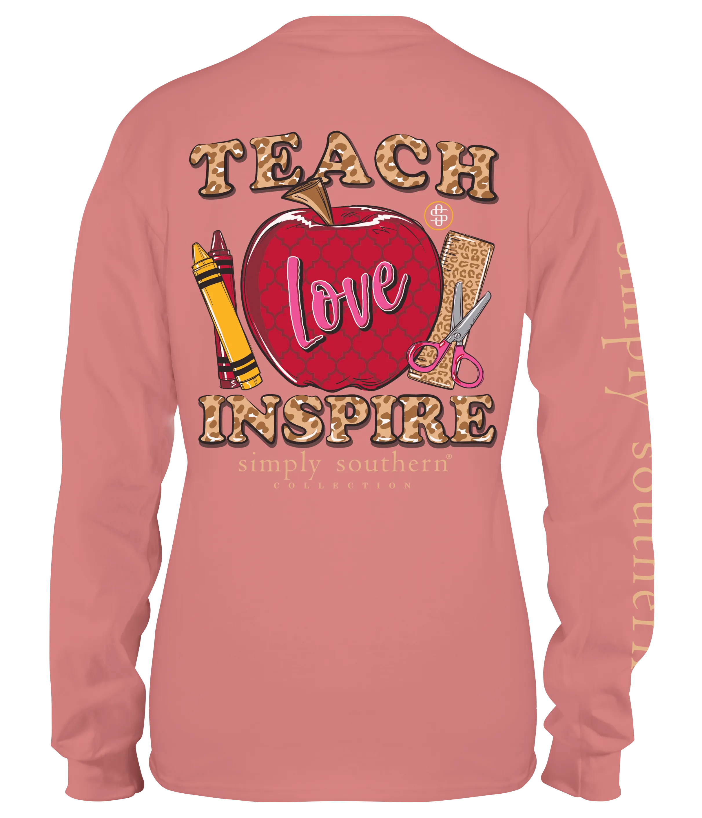 'Teach Love Inspire' Long Sleeve Tee by Simply Southern