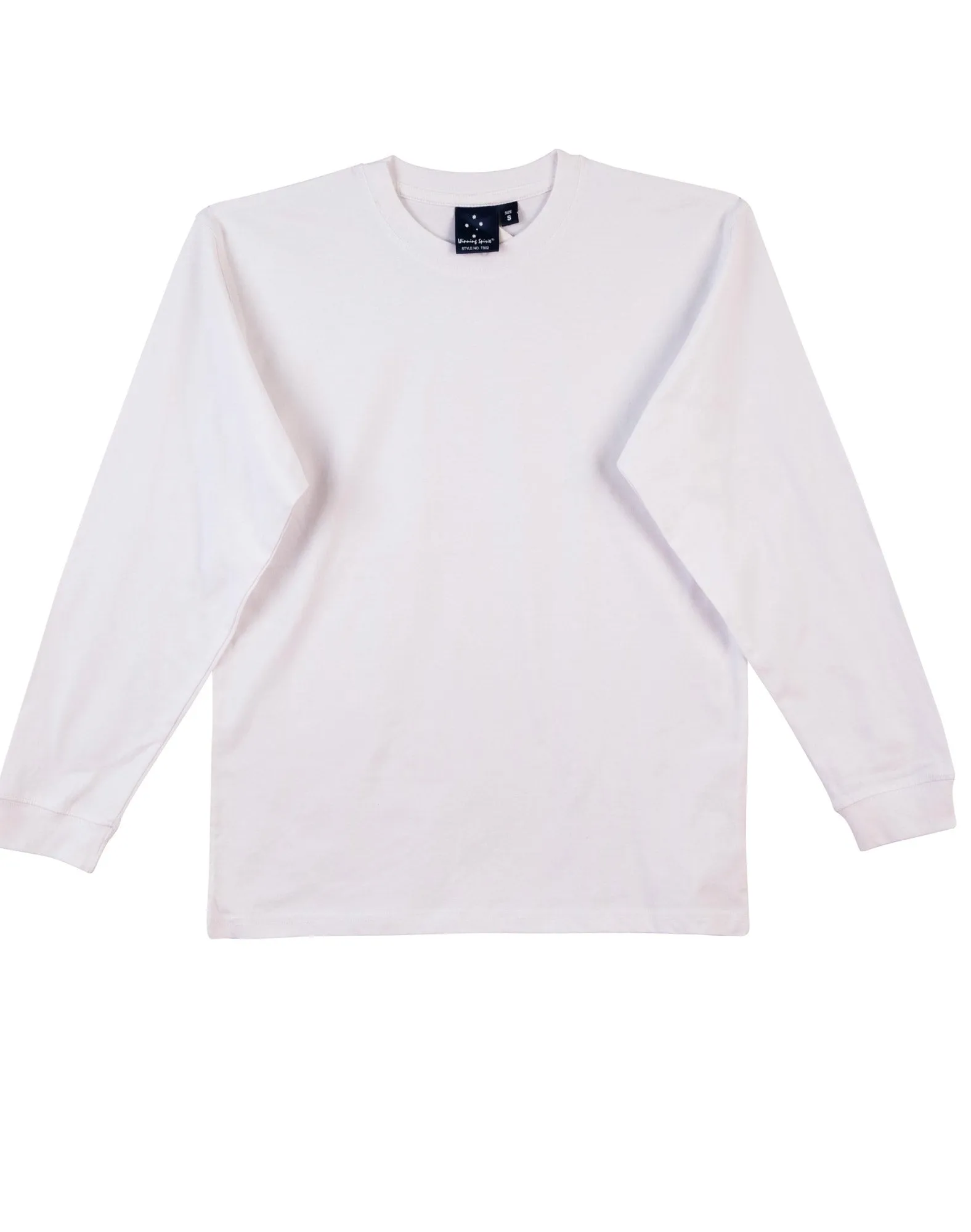 [TS02] Mens Cotton Crew Neck L/S Tee