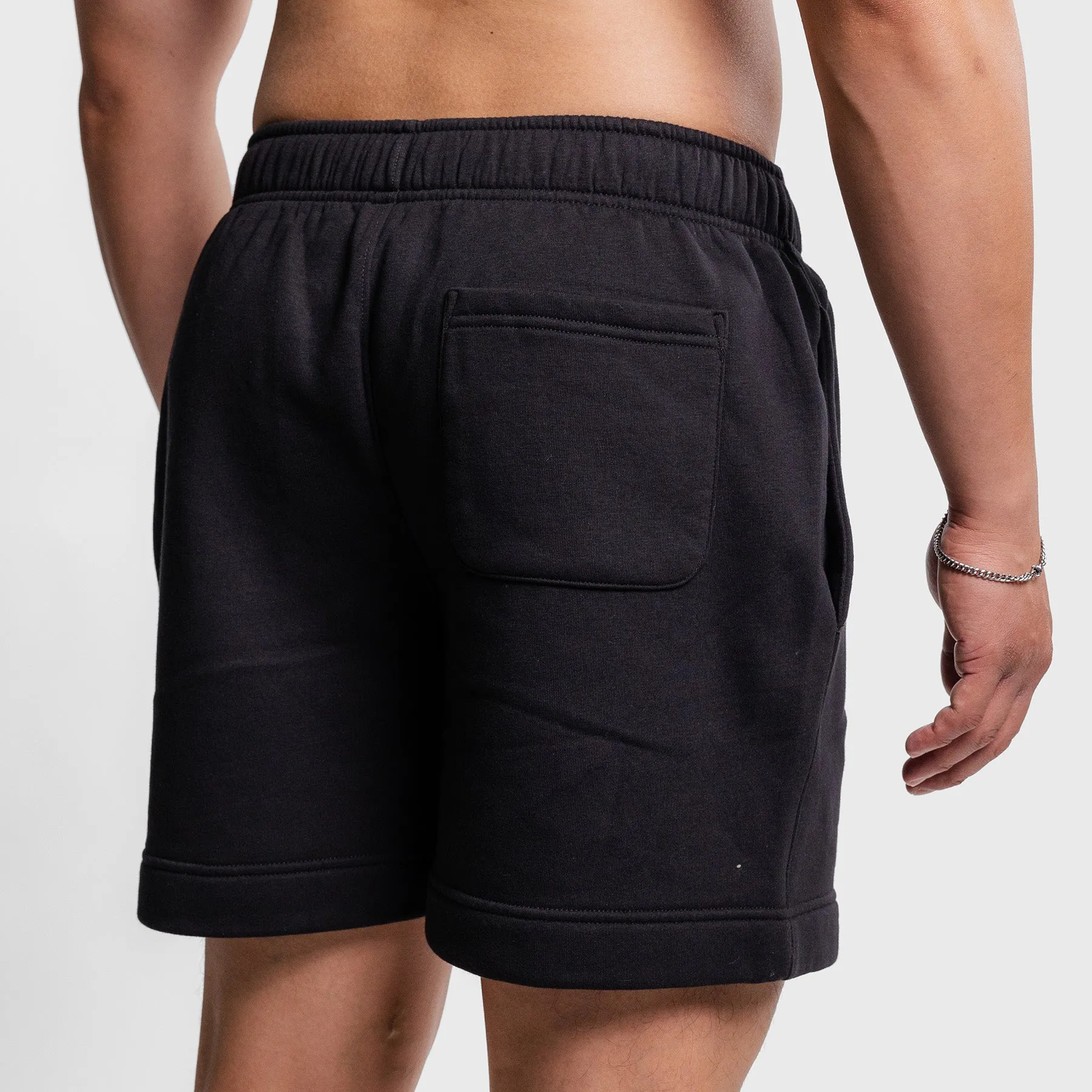 TWL - RELAXED TRACK SHORTS - BLACK