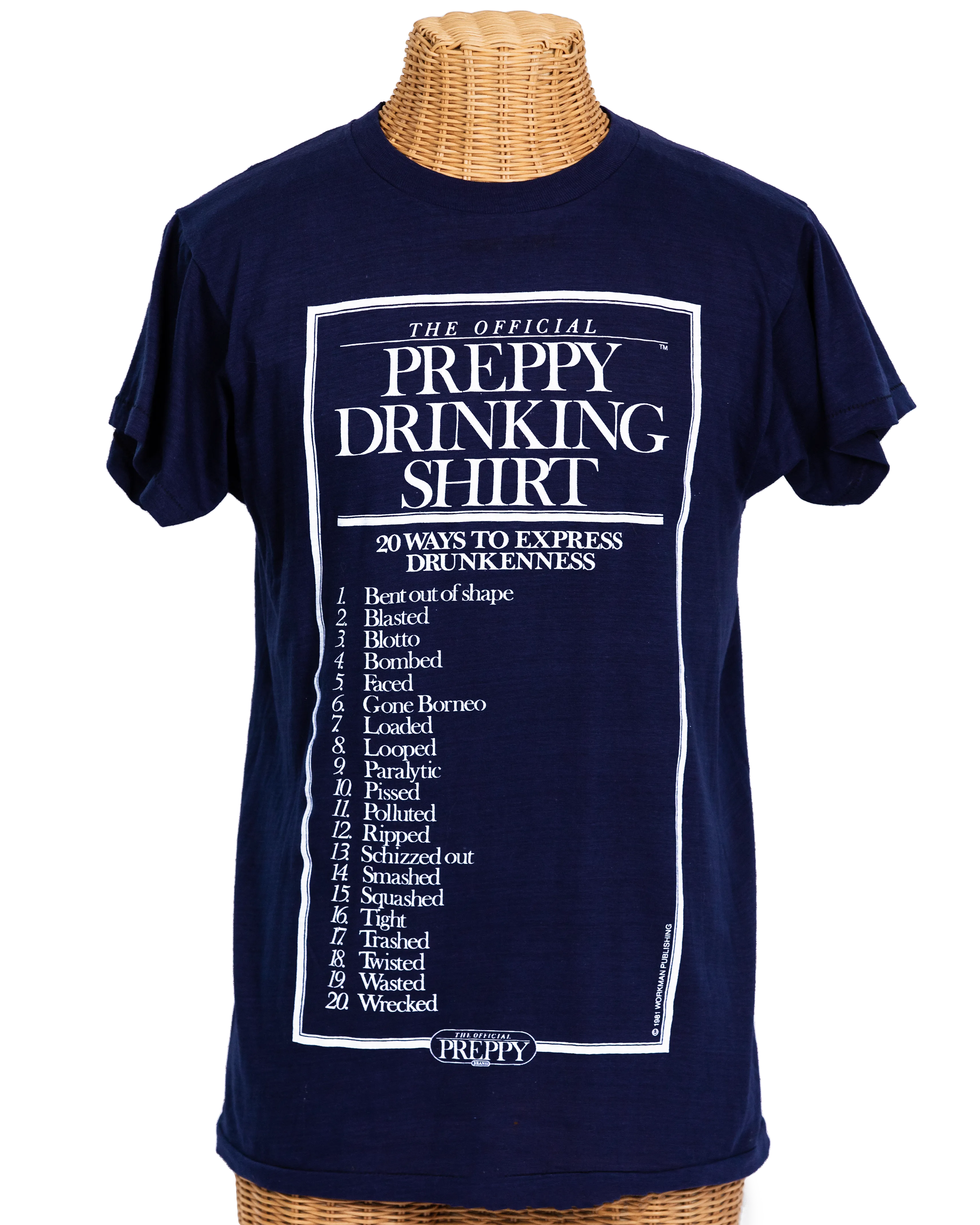 Vintage: Preppy Drinking 1981 Tee