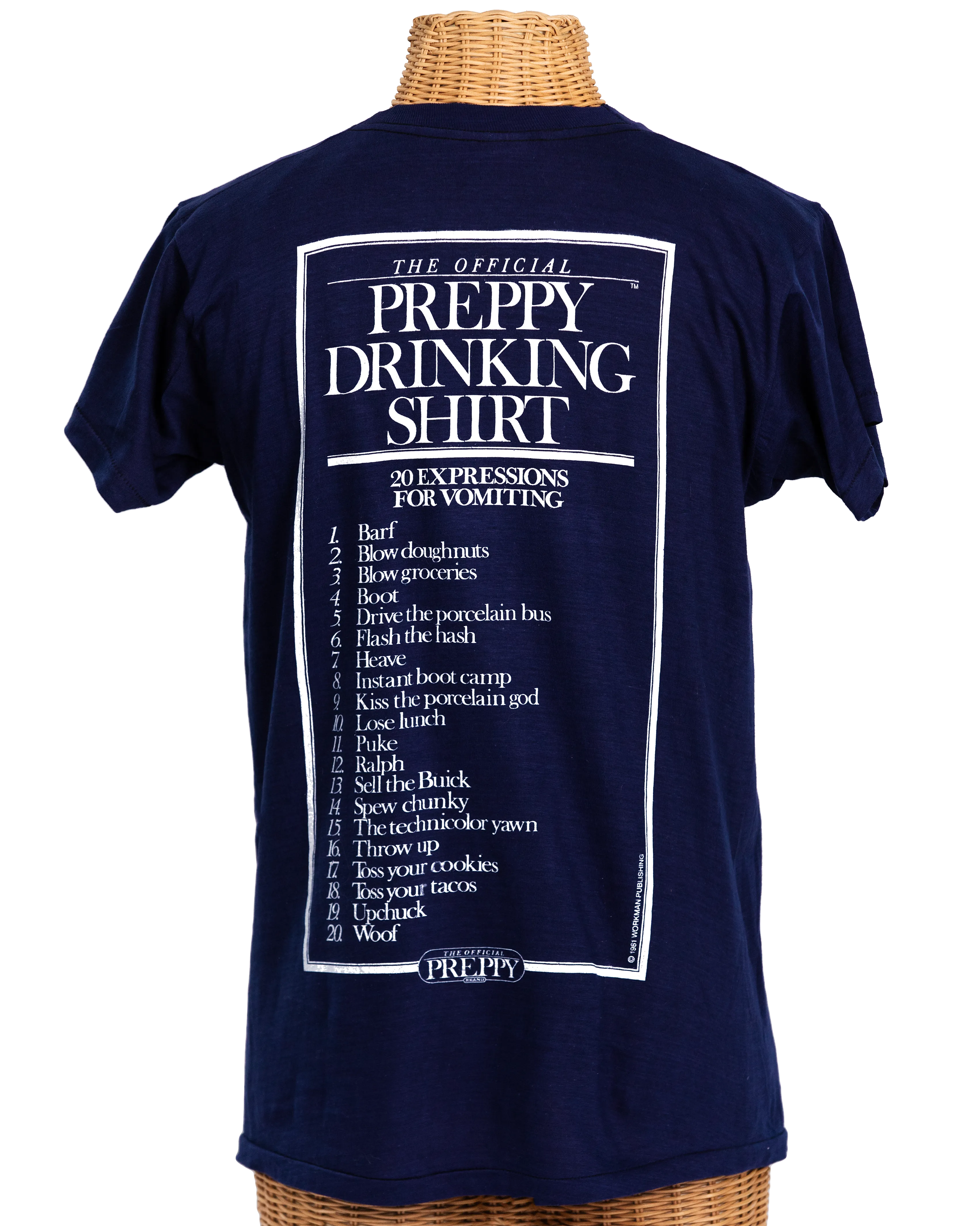 Vintage: Preppy Drinking 1981 Tee