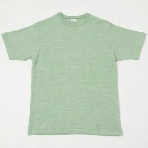 Warehouse & Co 4096 Heather Plain Crew Neck Tee - Green