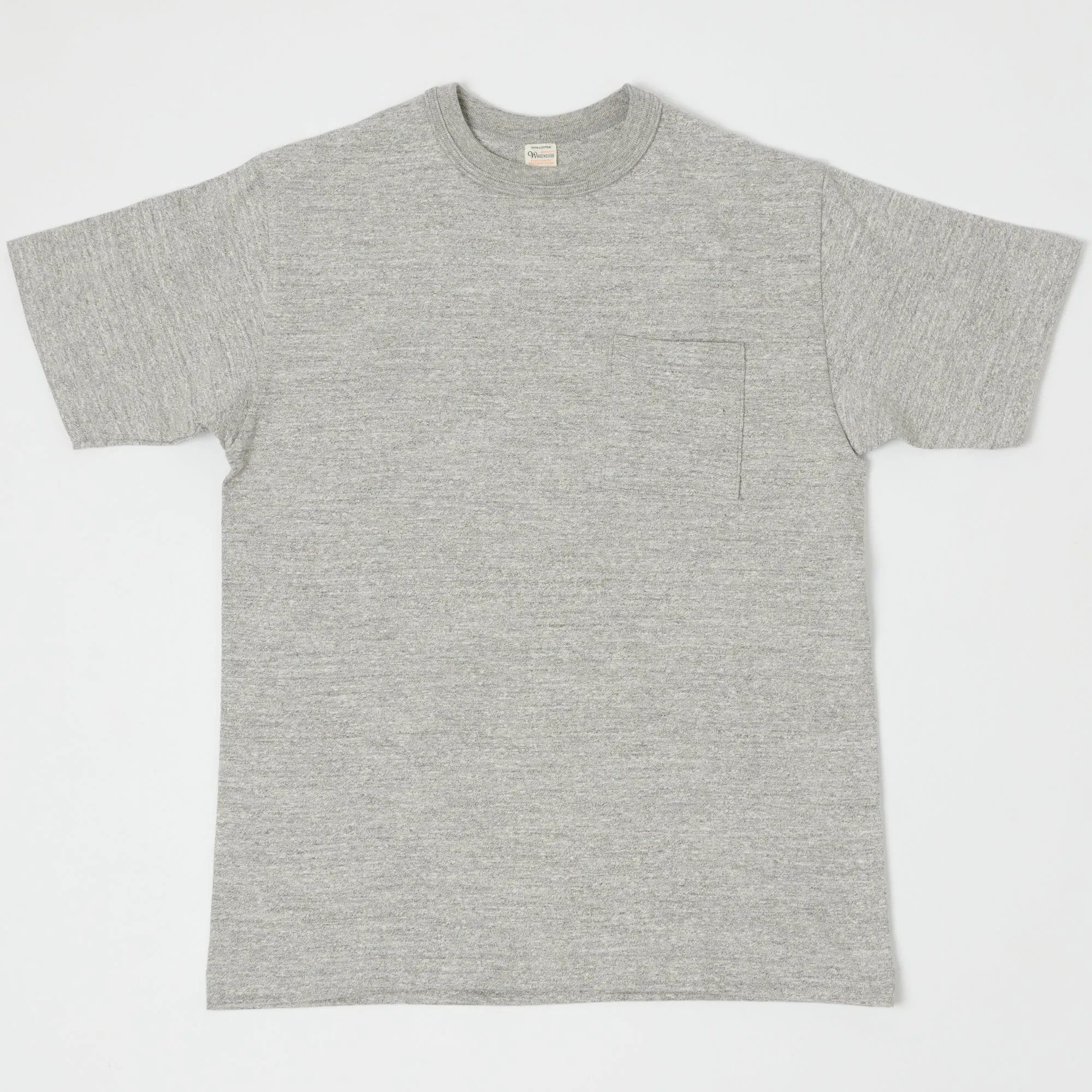 Warehouse & Co 4601 Pocket Tee - Heather Grey