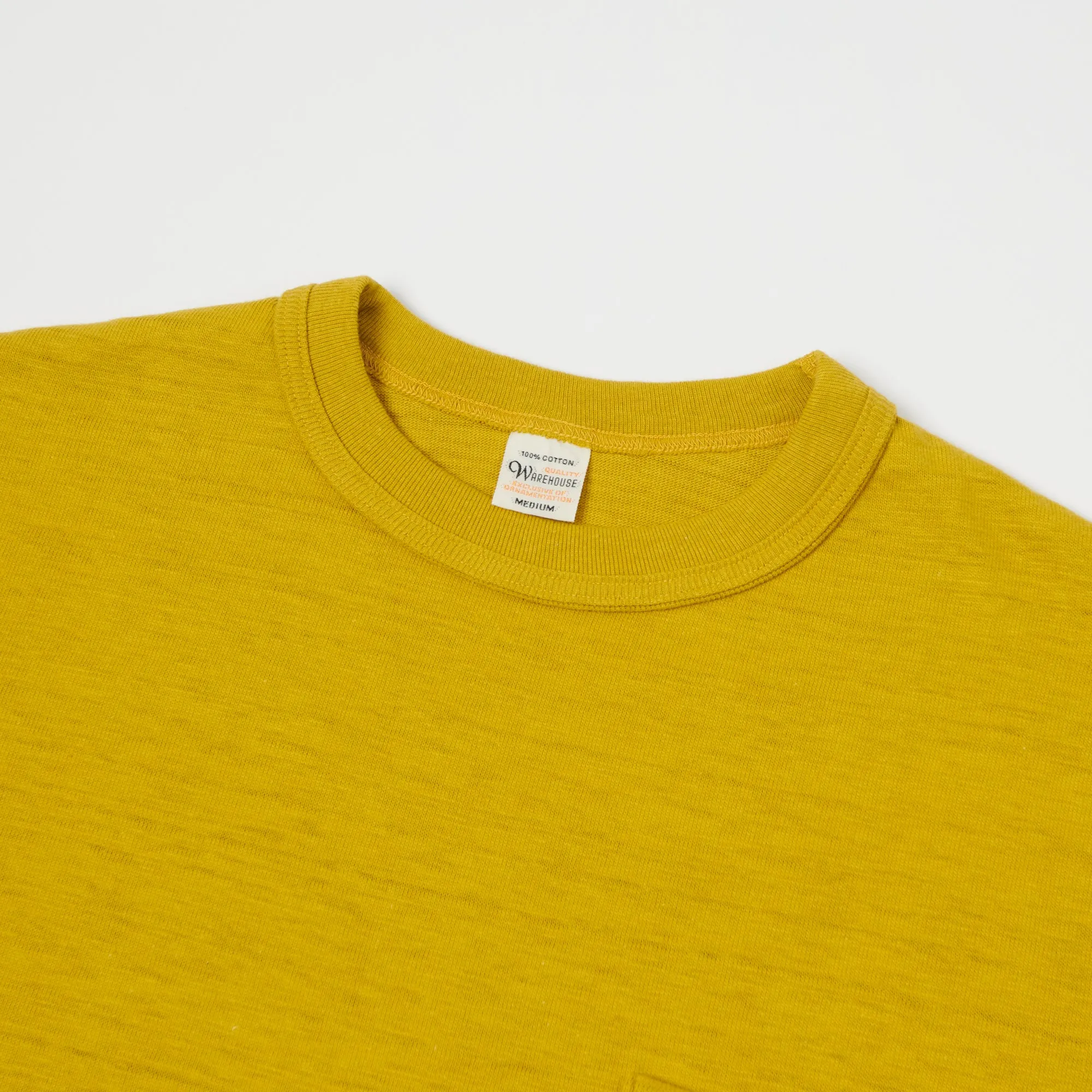 Warehouse & Co 4601 Pocket Tee - Mustard