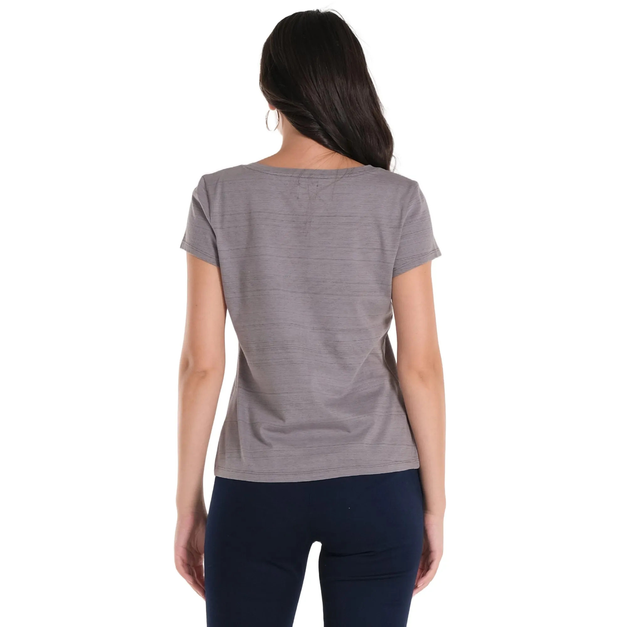 WOMENS V-NECK BASIC TEE